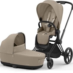 Kinderwagens*Cybex Priam4 compleet Matt Black frame Cozy Beige