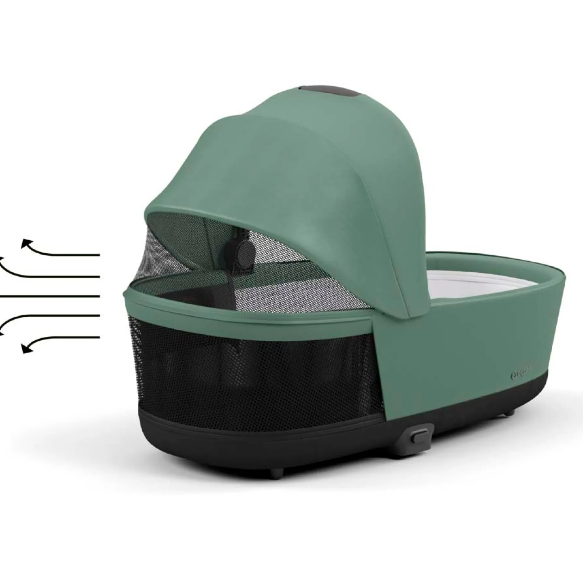 Reiswiegen*Cybex Priam4 Lux reiswieg Leaf Green