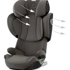 Autostoelen Groep 2/3*Cybex Solution T i-Fix Mirage Grey