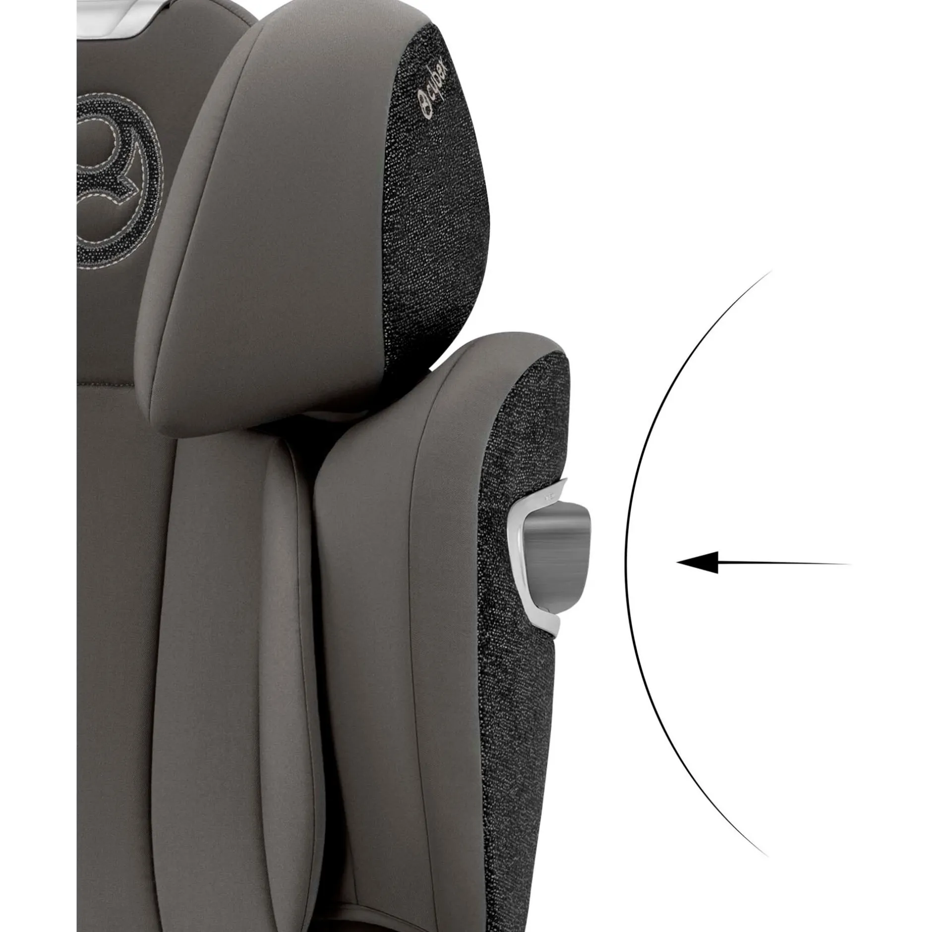 Autostoelen Groep 2/3*Cybex Solution T i-Fix Mirage Grey