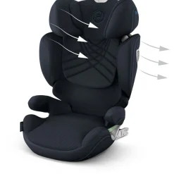 Autostoelen Groep 2/3*Cybex Solution T i-Fix Plus Nautical Blue