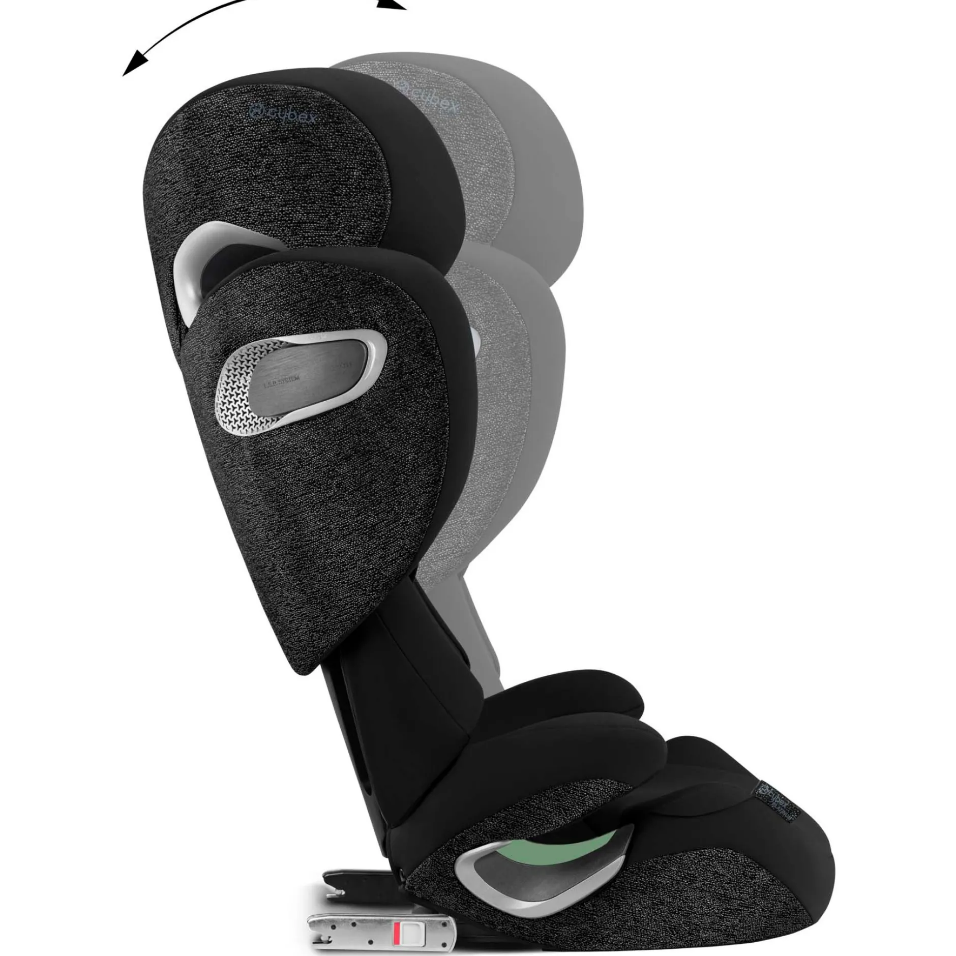 Autostoelen Groep 2/3*Cybex Solution T i-Fix Sepia Black