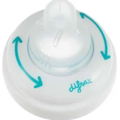 Flesjes*Difrax 1-2-3 Ring Natural smal wit