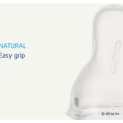 Flesspenen*Difrax flessenspeen Natural maat Small - 2 stuks transparant