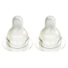 Flesspenen*Difrax flessenspeen Natural Large - 2 stuks transparant