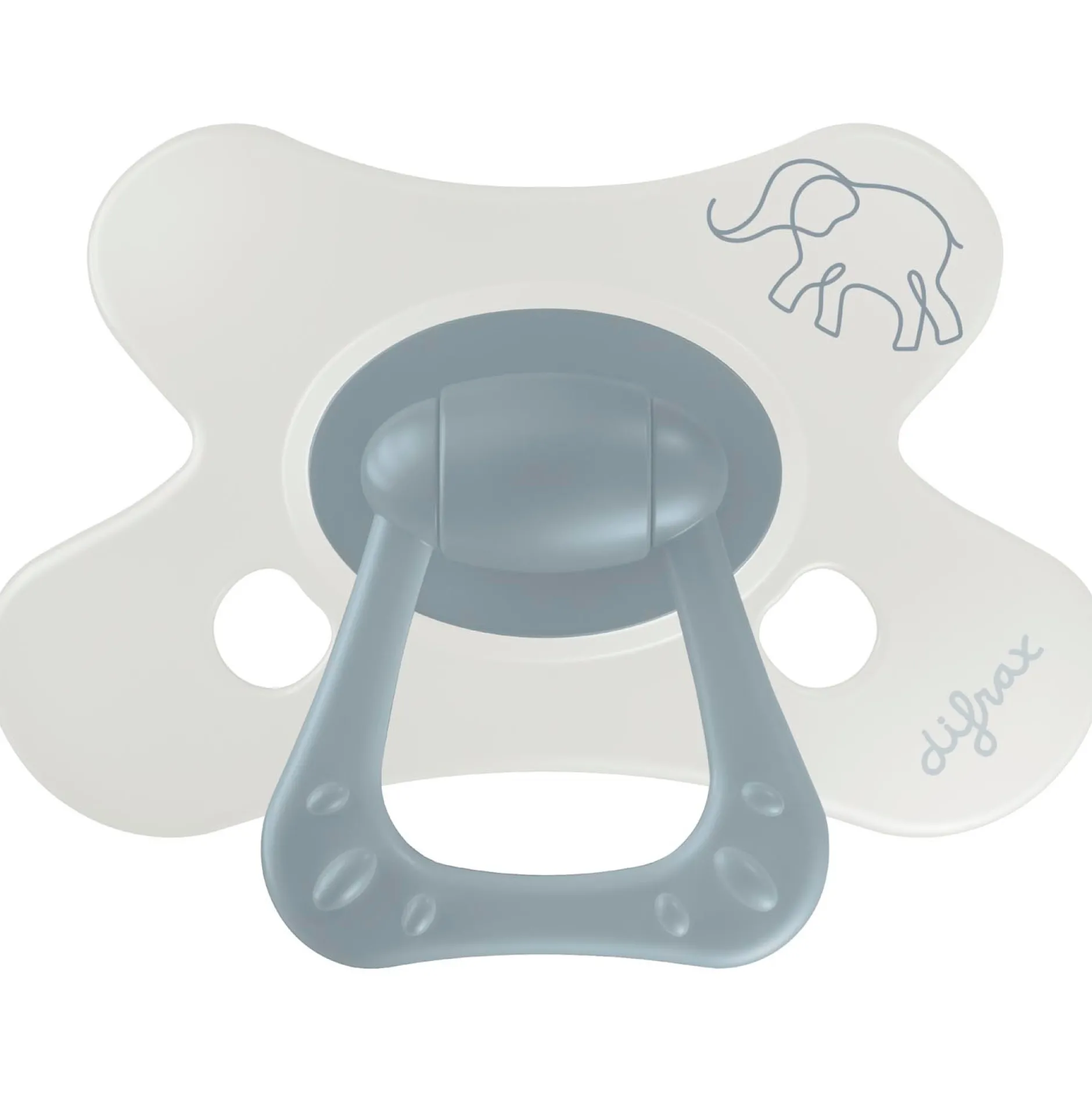 Fopspenen|Fopspenen & Accessoires*Difrax fopspeen little venture 6+ maanden Light Blue Grey