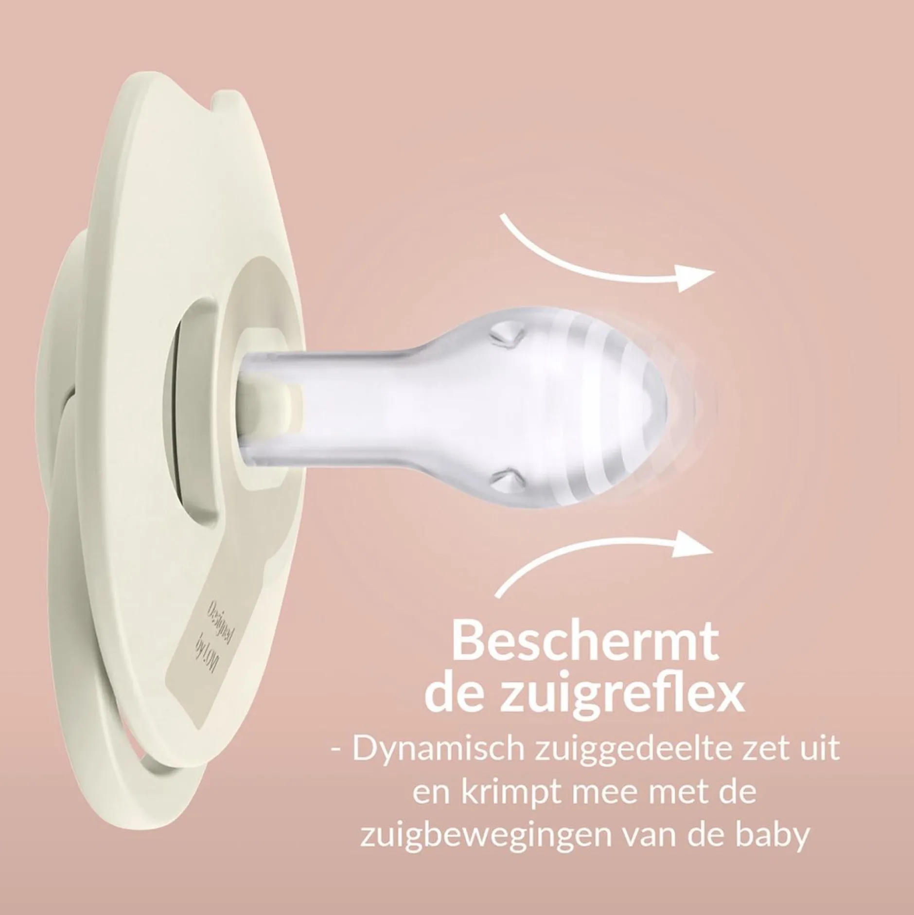 Fopspenen|Fopspenen & Accessoires*Difrax fopspeen LOVI 0-6 maanden Beigebrown