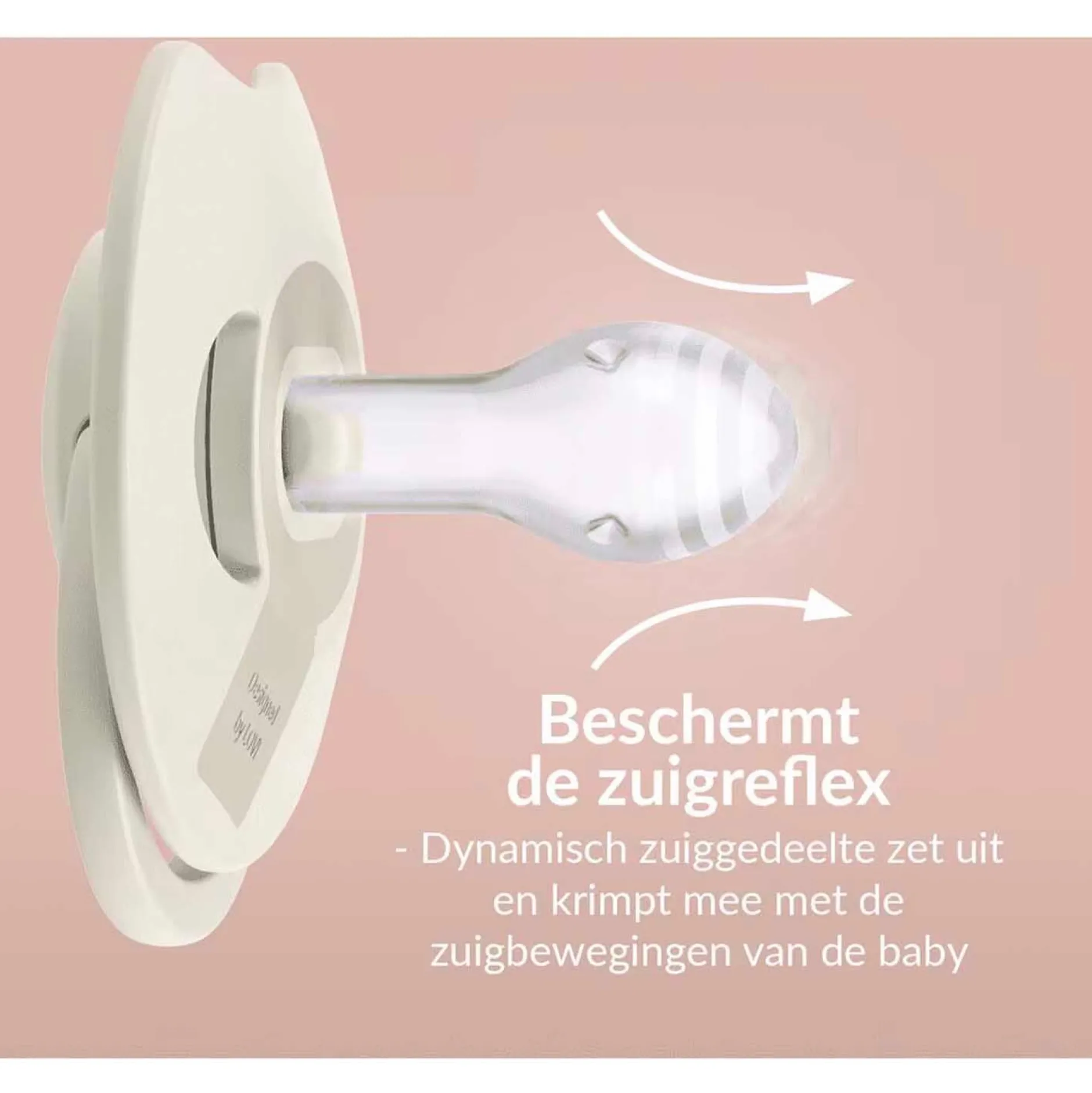 Fopspenen|Fopspenen & Accessoires*Difrax fopspeen LOVI 6+ maanden Ecru