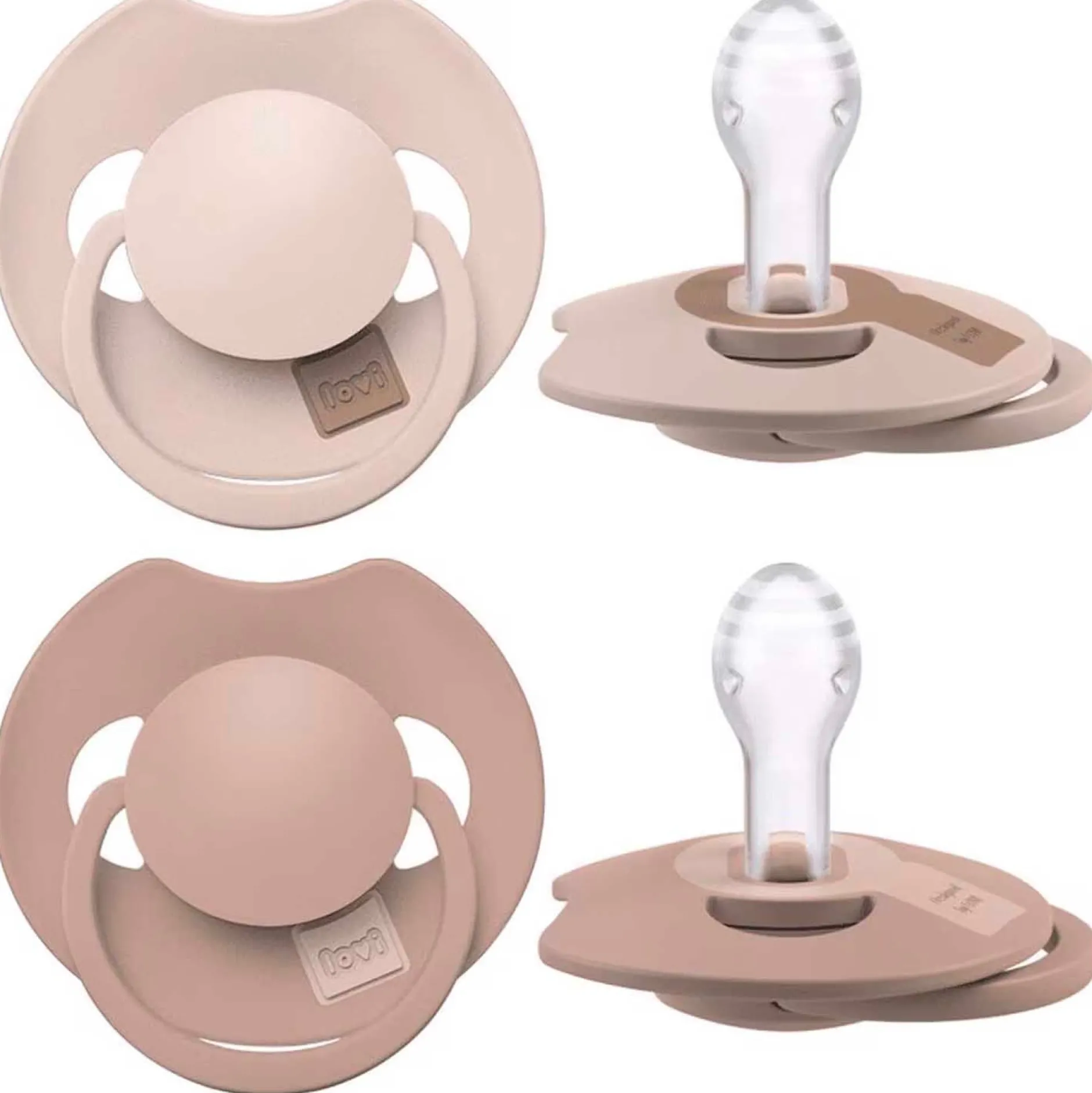 Fopspenen|Fopspenen & Accessoires*Difrax fopspeen LOVI 6+ maanden Ecru