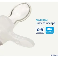 Fopspenen|Fopspenen & Accessoires*Difrax fopspeen Natural Pure 0-6 maanden Blue