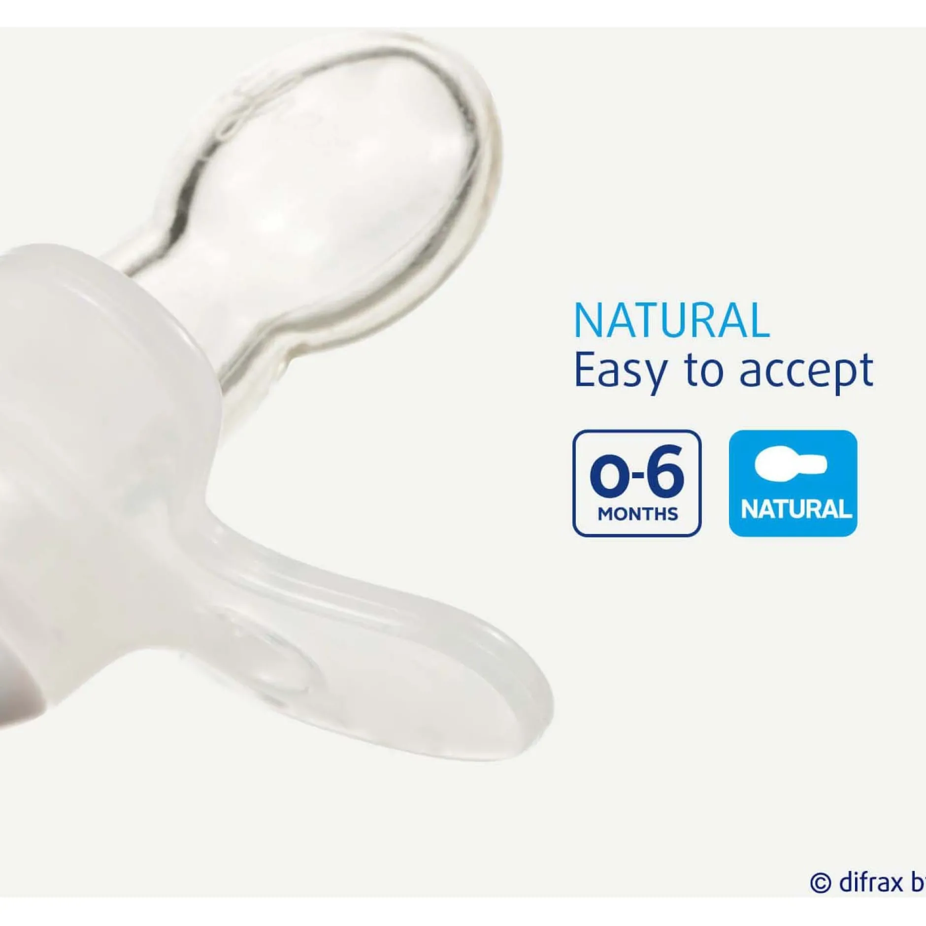 Fopspenen|Fopspenen & Accessoires*Difrax fopspeen Natural Pure 0-6 maanden Brown