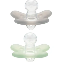 Fopspenen|Fopspenen & Accessoires*Difrax Fopspeen natural siliconen 6-12M Stonegrey