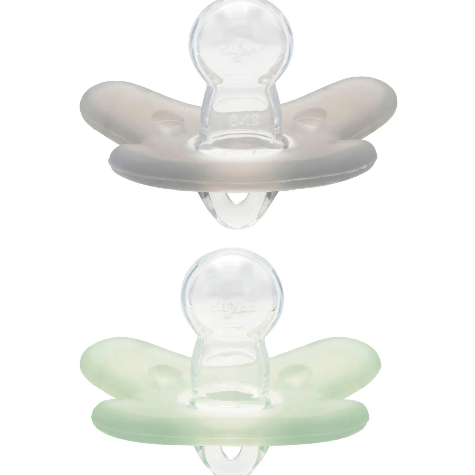 Fopspenen|Fopspenen & Accessoires*Difrax Fopspeen natural siliconen 6-12M Stonegrey