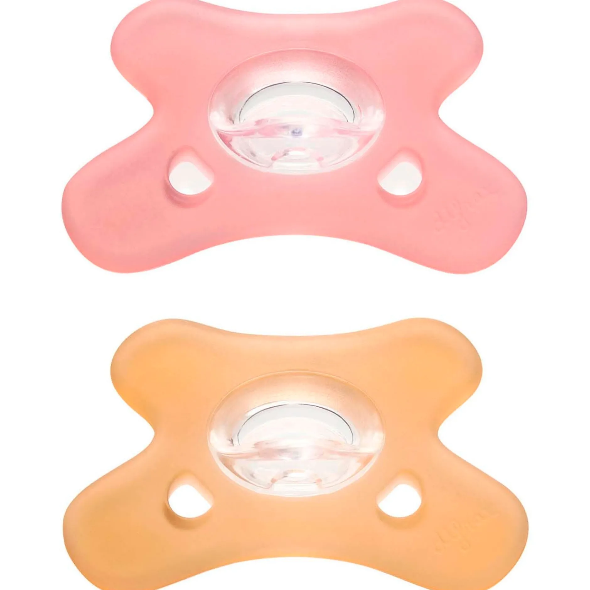 Fopspenen|Fopspenen & Accessoires*Difrax Fopspeen natural siliconen 6-12M Dark Coral Pink