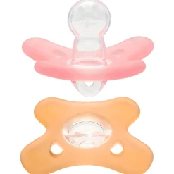 Fopspenen|Fopspenen & Accessoires*Difrax Fopspeen natural siliconen 6-12M Dark Coral Pink