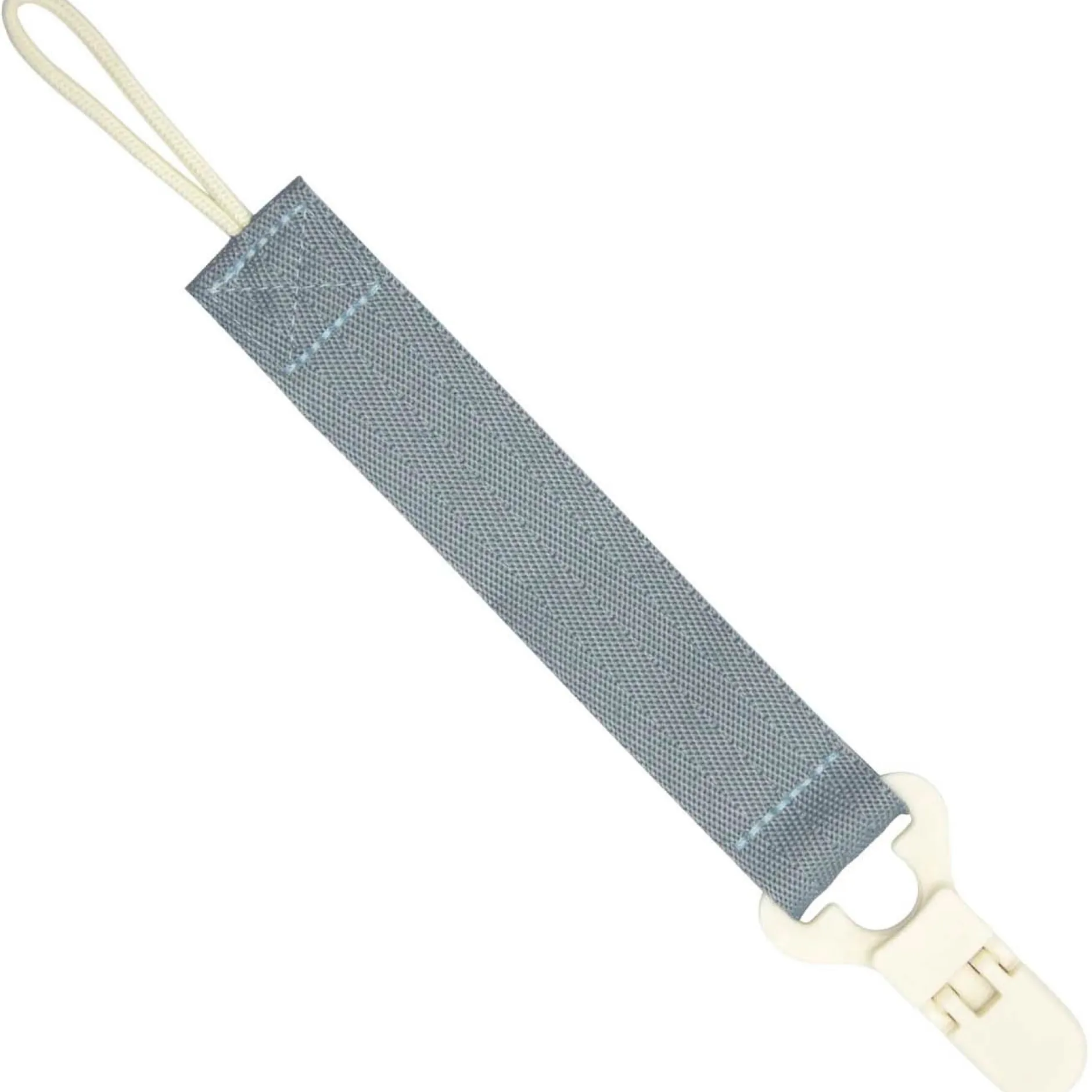 Speenkoorden|Fopspenen & Accessoires*Difrax fopspeenkoord grijs