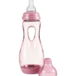 Flesjes*Difrax handgreep fles 240ml roze