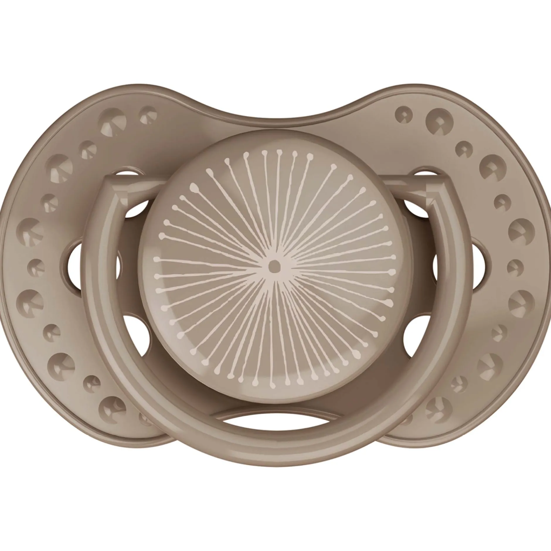 Fopspenen|Fopspenen & Accessoires*Difrax LOVI Fopspeen 18+M Harmony Beigebrown