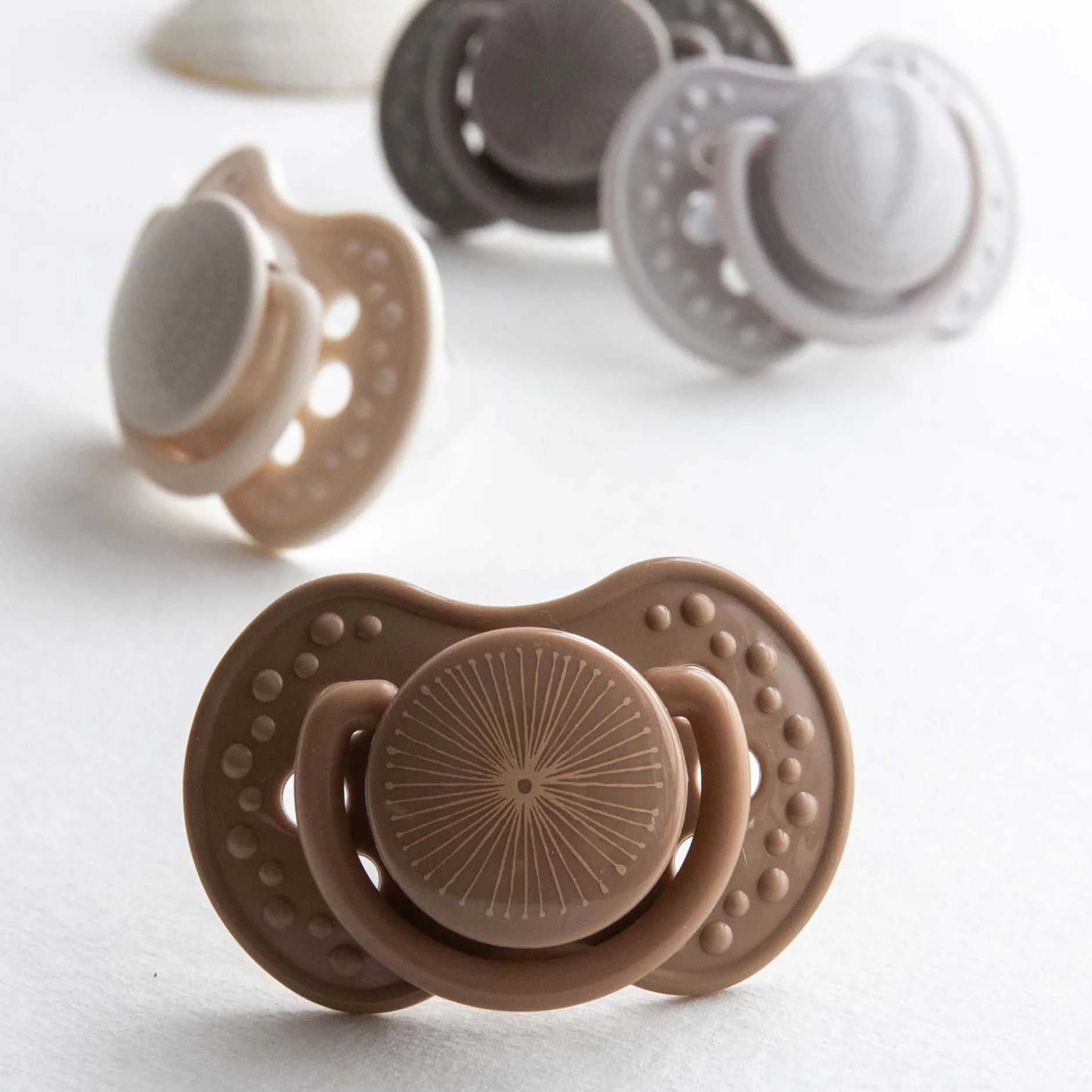 Fopspenen|Fopspenen & Accessoires*Difrax LOVI Fopspeen 18+M Harmony Beigebrown