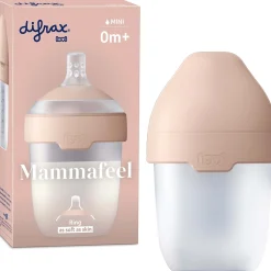 Flesjes*Difrax LOVI Mammafeel fles 150 ml roze