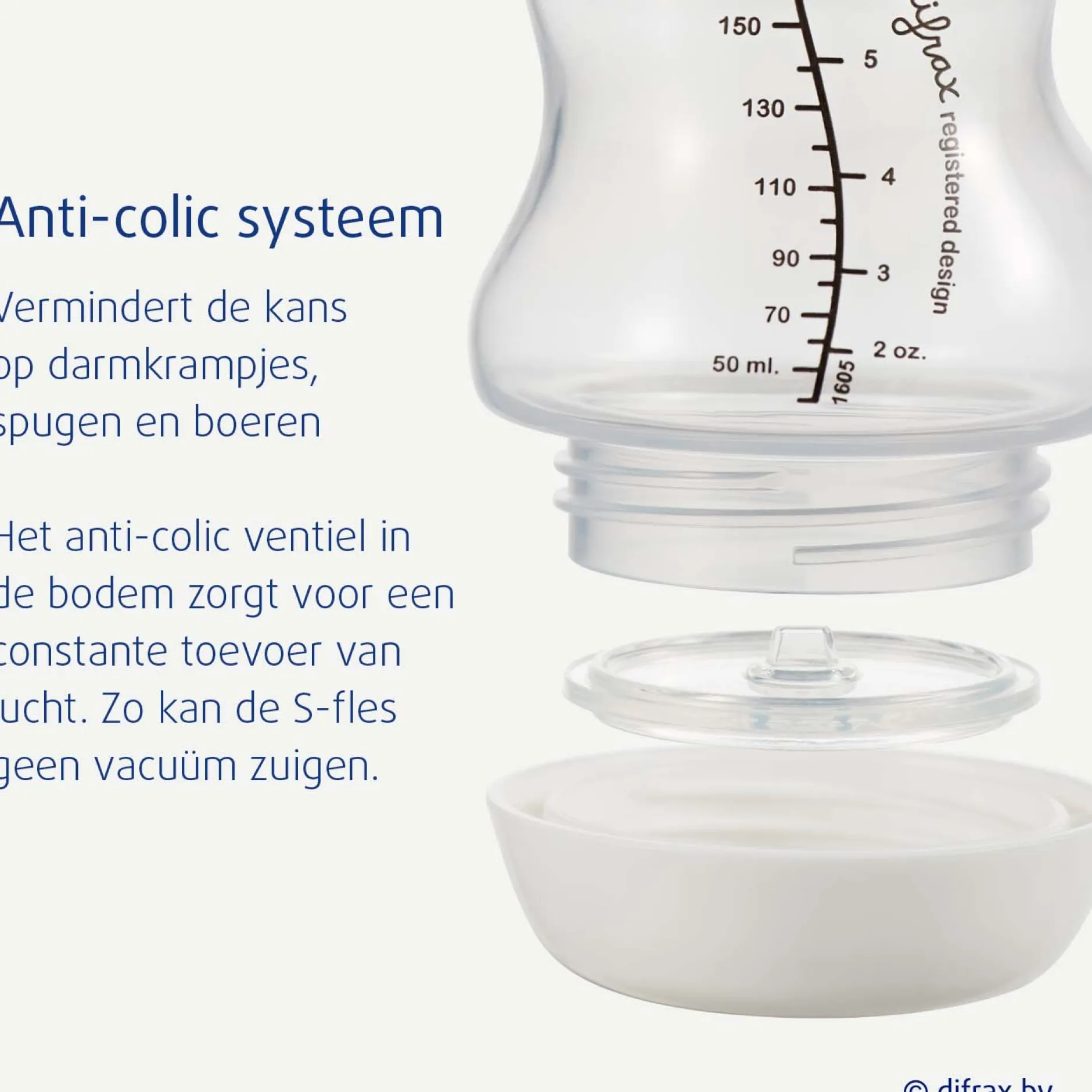 Flesjes*Difrax papfles XL transparant