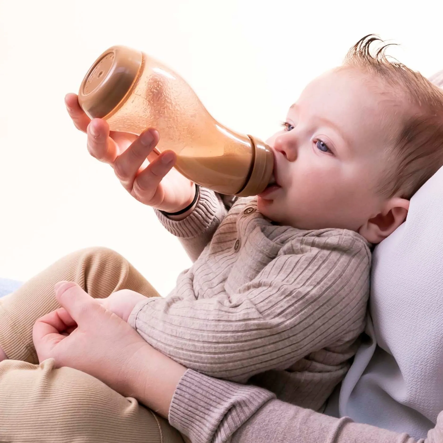 Flesjes*Difrax S-fles Anti-colic - natural 250ml bruin