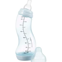 Flesjes*Difrax S-fles Anti-colic - natural 250ml blauw