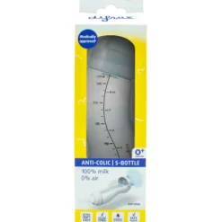 Flesjes*Difrax S-fles Anti-colic - natural 250ml blauw