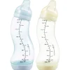Flesjes*Difrax S-fles Anti-colic - natural 250ml 2 stuks blauw