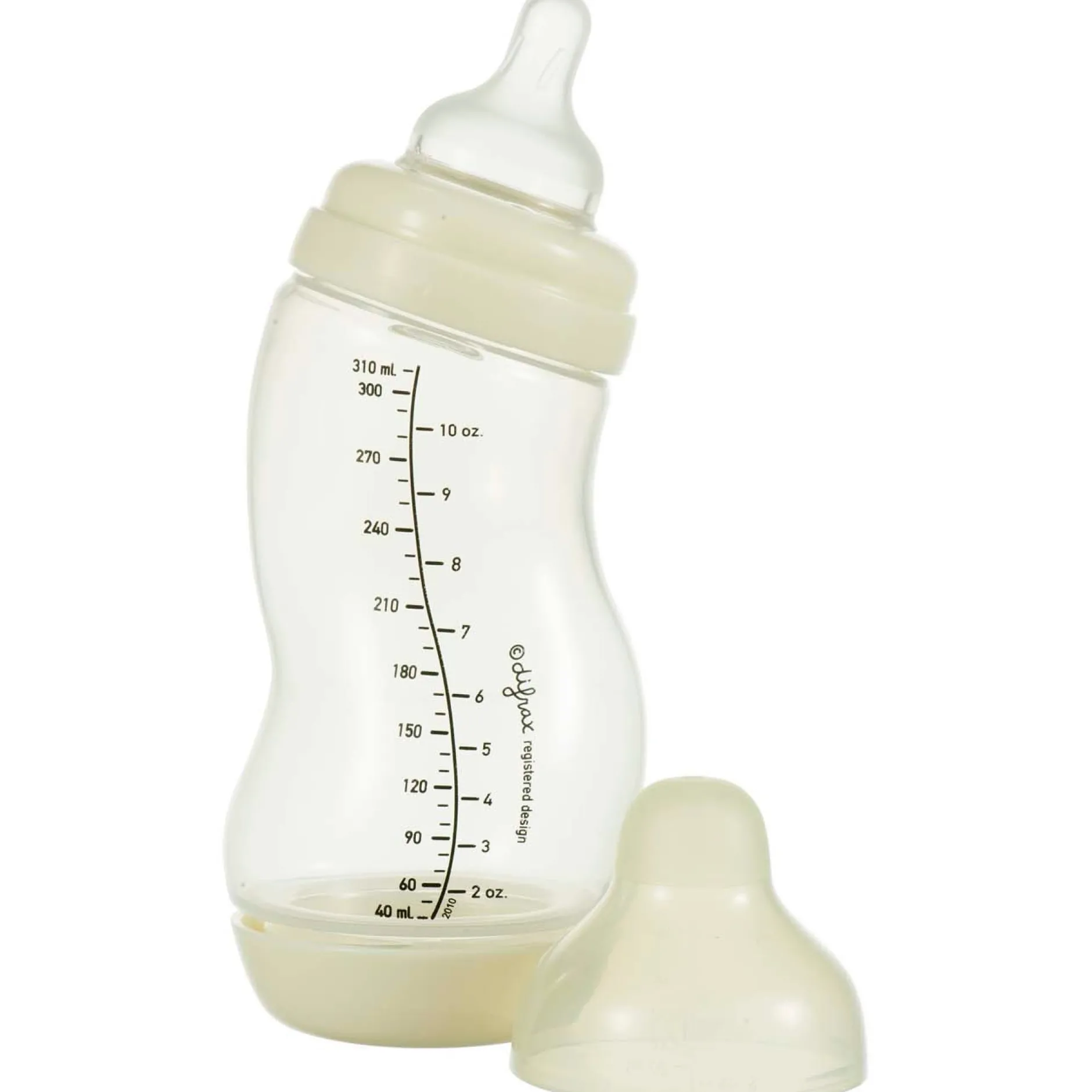 Flesjes*Difrax s-fles breed 310ml wit