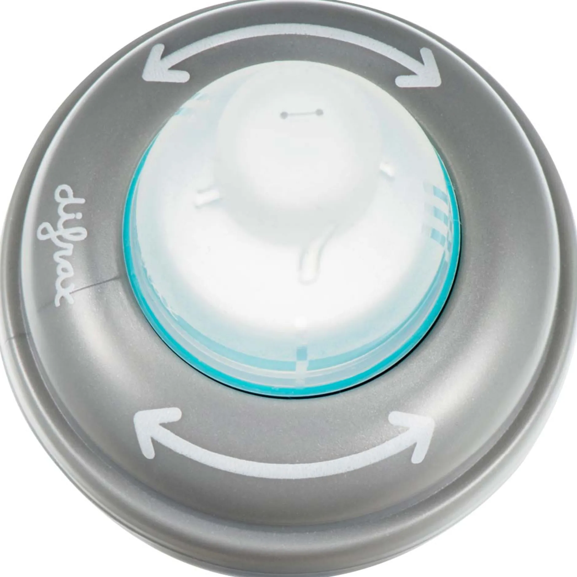 Flesjes*Difrax S-fles Natural 1-2-3 doseerfles 250ml grijs