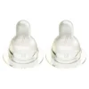 Flesspenen*Difrax speen Natural Medium - 2 stuks transparant