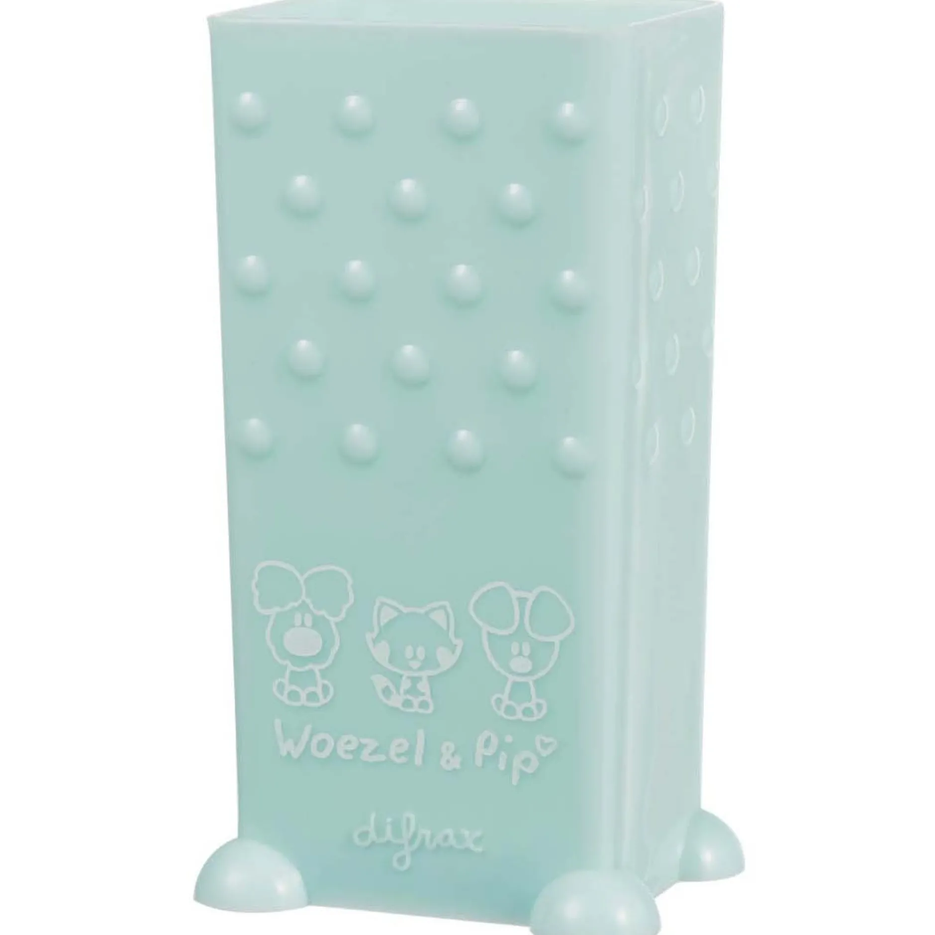 Drinkbekers*Difrax Woezel en Pip pakjeshouder mint