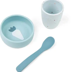 Serviesset*Done By Deer First Meal Eetset blauw