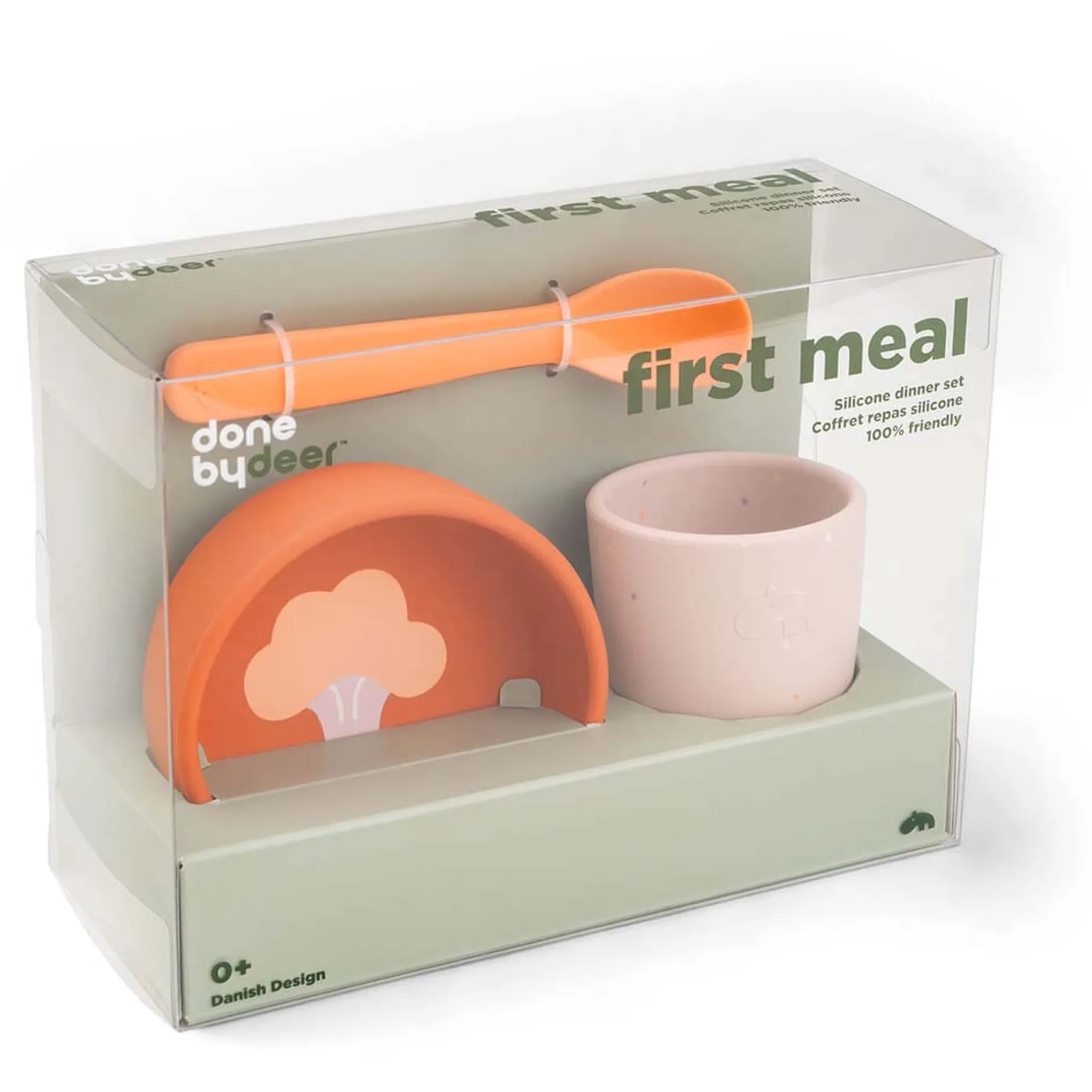 Serviesset*Done By Deer First Meal Eetset oranje