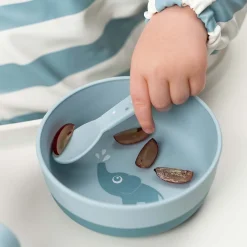 Kinderbestek*Done By Deer Foodie Bestekset blauw