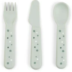 Kinderbestek*Done By Deer Foodie Bestekset groen