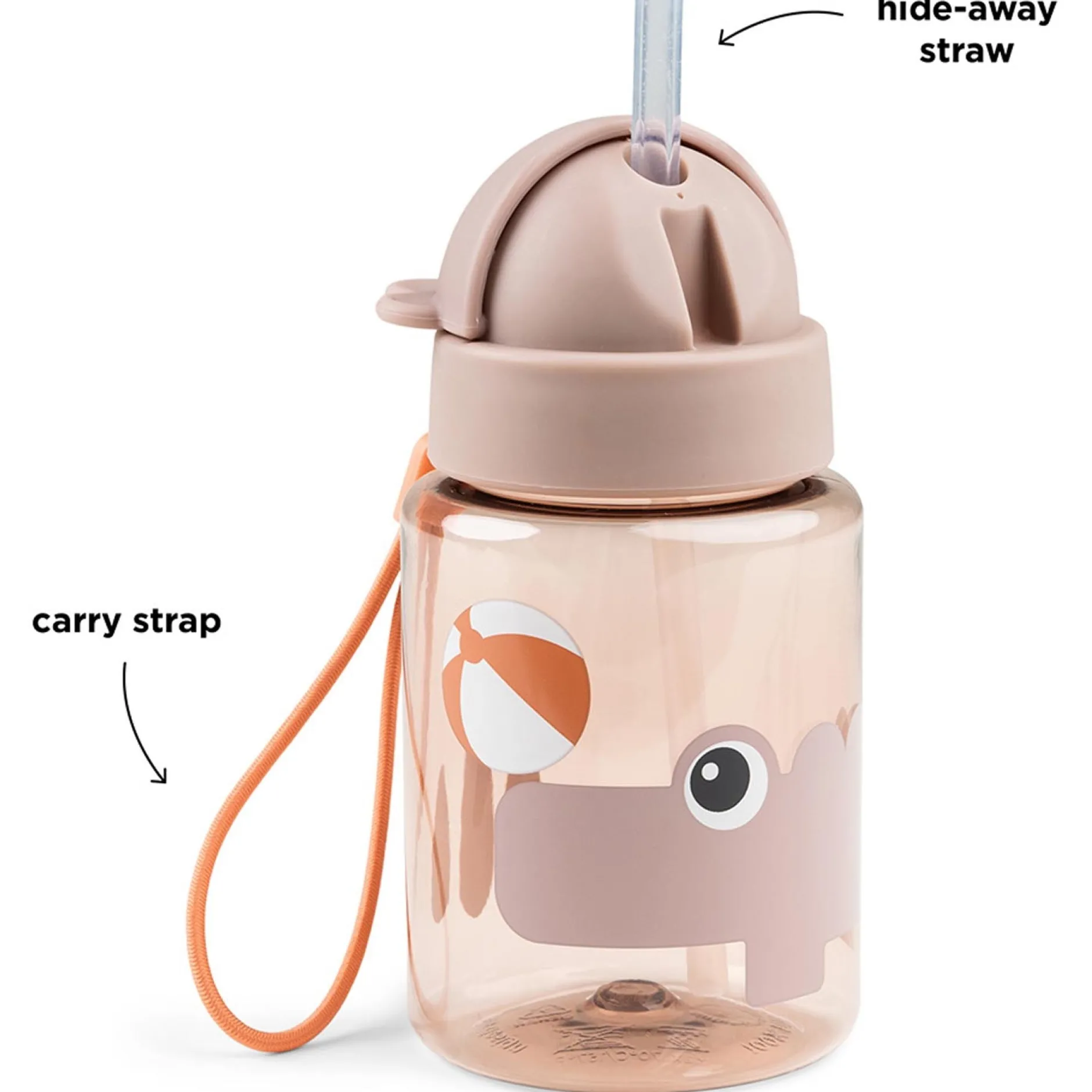 Drinkbekers*Done By Deer rietjesbeker playground roze
