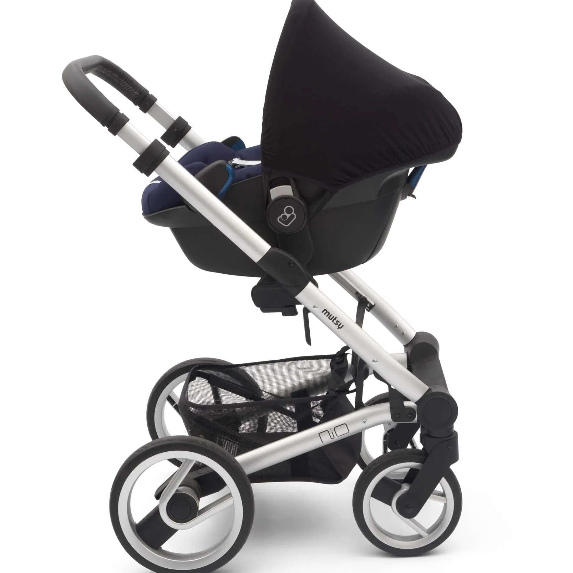 Zonneschermen|Autostoelen Groep 1*Dooky hoody zonnekap Black