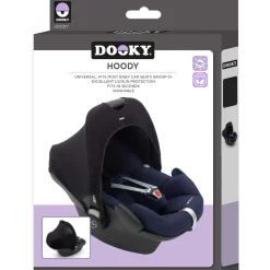 Zonneschermen|Autostoelen Groep 1*Dooky hoody zonnekap Black