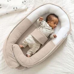 Veilig Slapen|Babynestjes*Doomoo cocoon babynestje Sandbrown