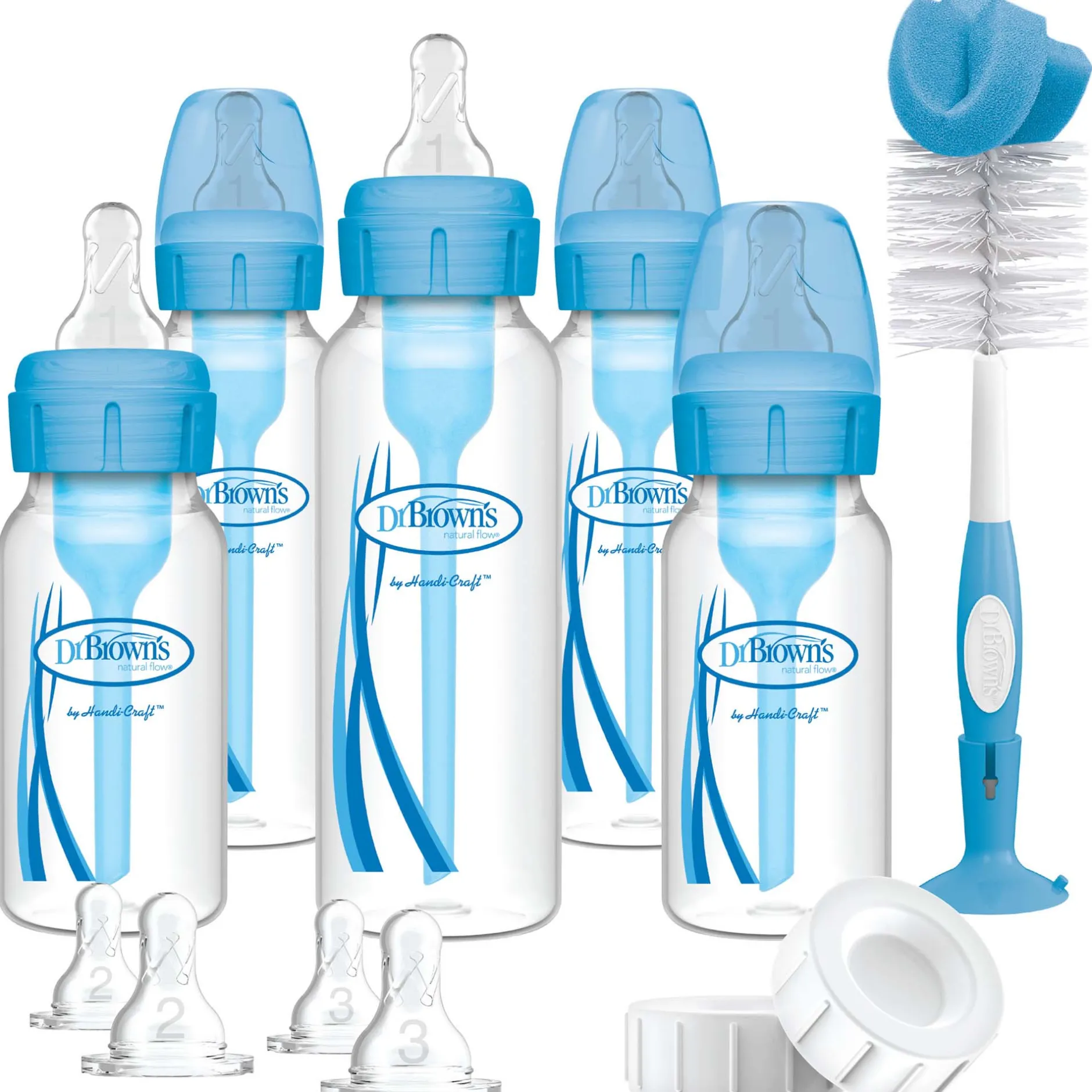 Startersets*Dr. Brown's Options+ giftset standaardfles blauw