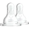 Flesspenen*Dr. Brown's Options+ speen Anti-colic Y-cut standaardfles - 2 stuks multi