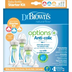 Startersets*Dr. Brown's Options+ Startpakket Brede Halsfles wit