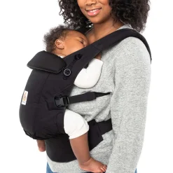 Draagzakken & Doeken*Ergobaby Adapt Soft Touch Cotton draagzak Onyx Black