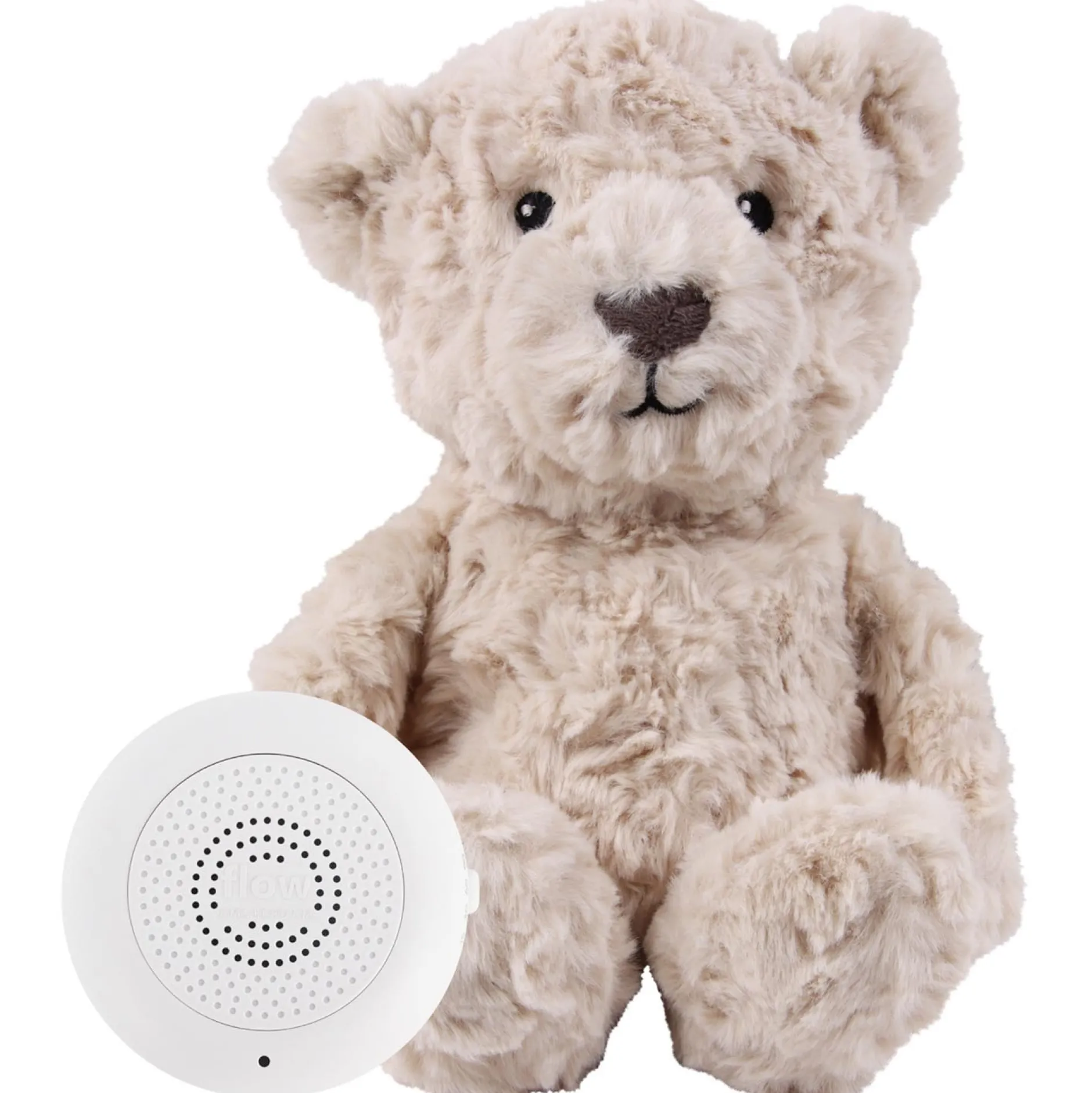 Slaaptrainers*Flow Amsterdam Hartslagknuffel Lou Oplaadbaar beige
