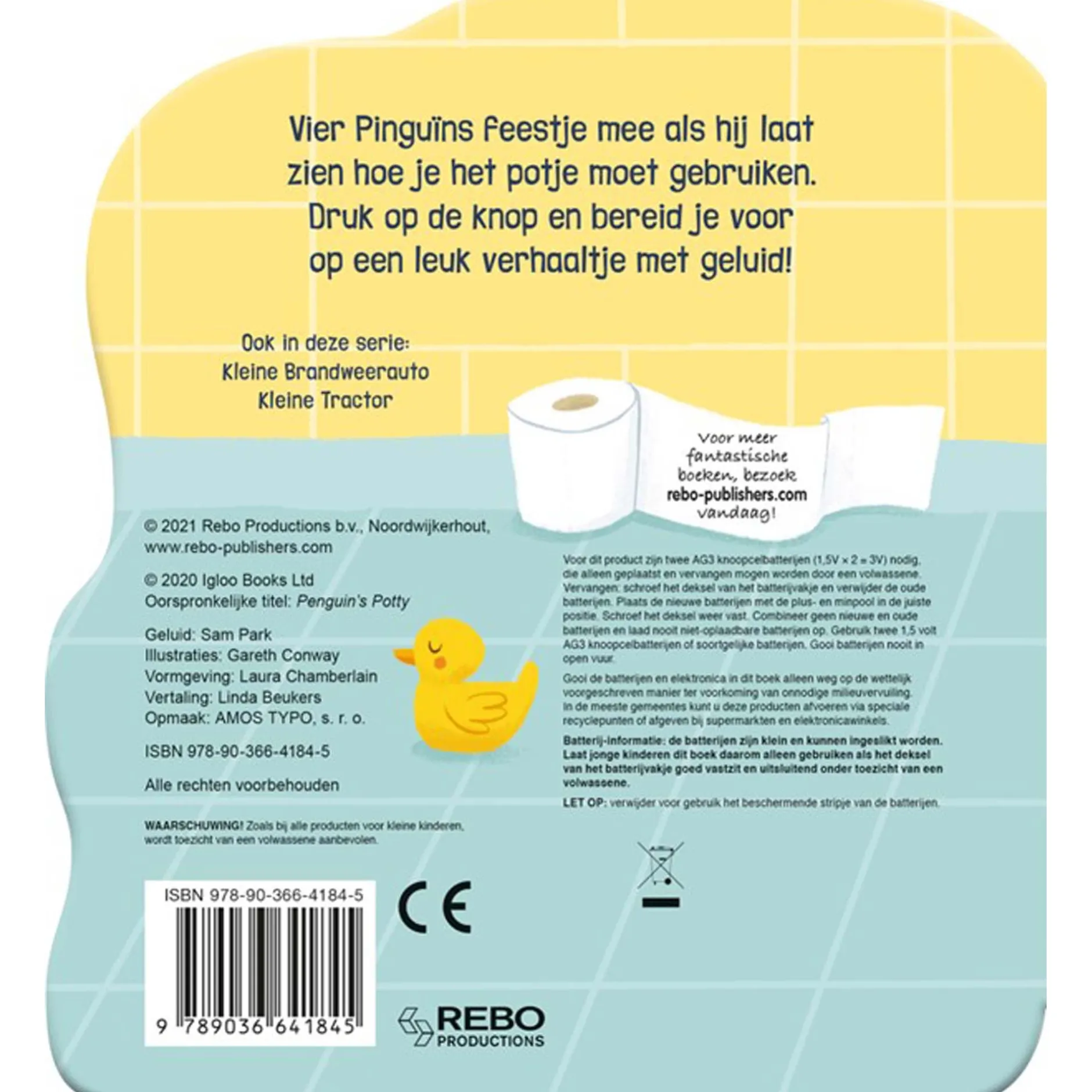 Kinderboeken*Boeken Geluidboek Kleine Pinguïn op het potje Multi