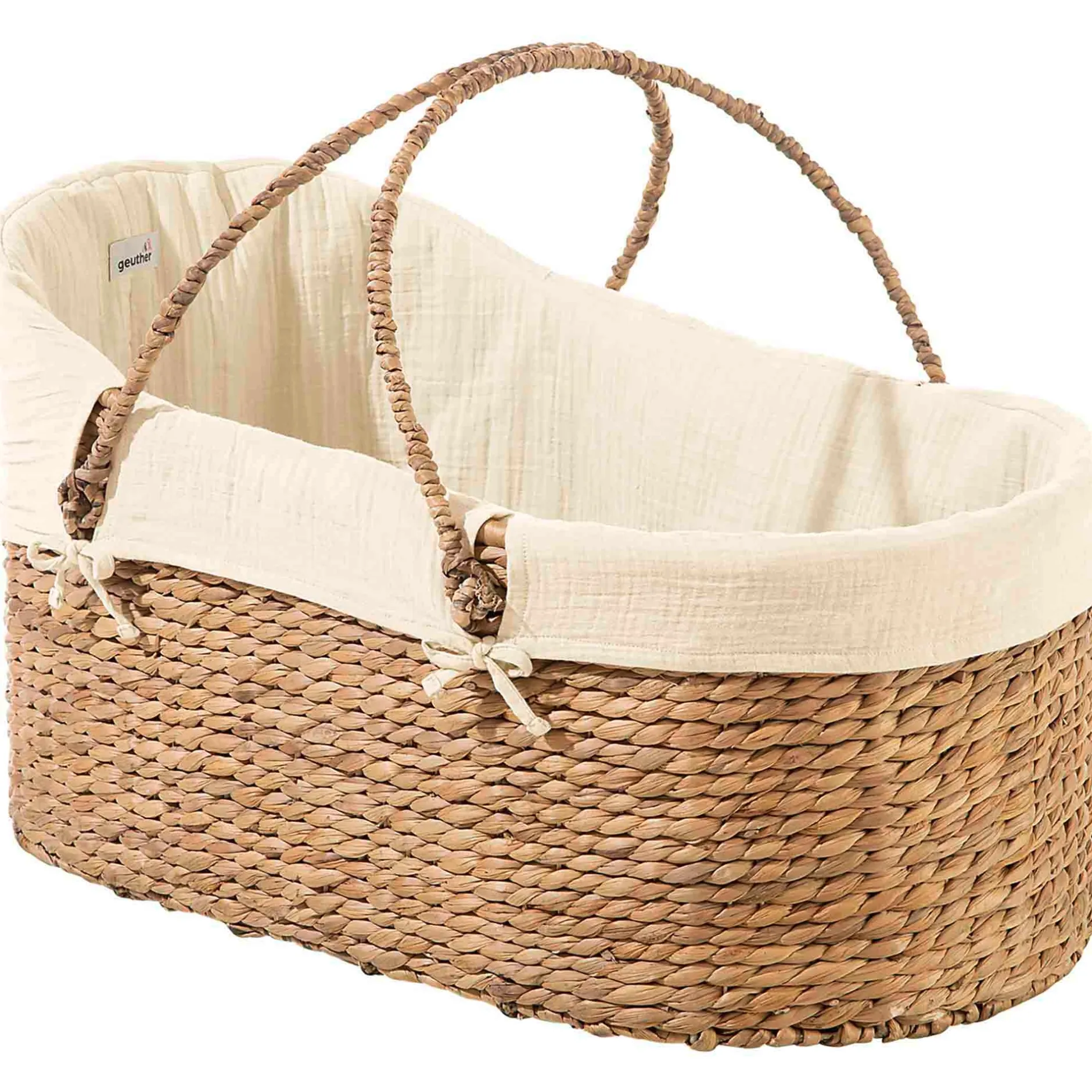 Wiegjes*Geuther mozes mandje met standaard White