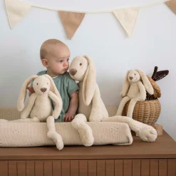 Knuffels*Happy Horse knuffel Rabbit Richie recycled 28cm Beigebrown