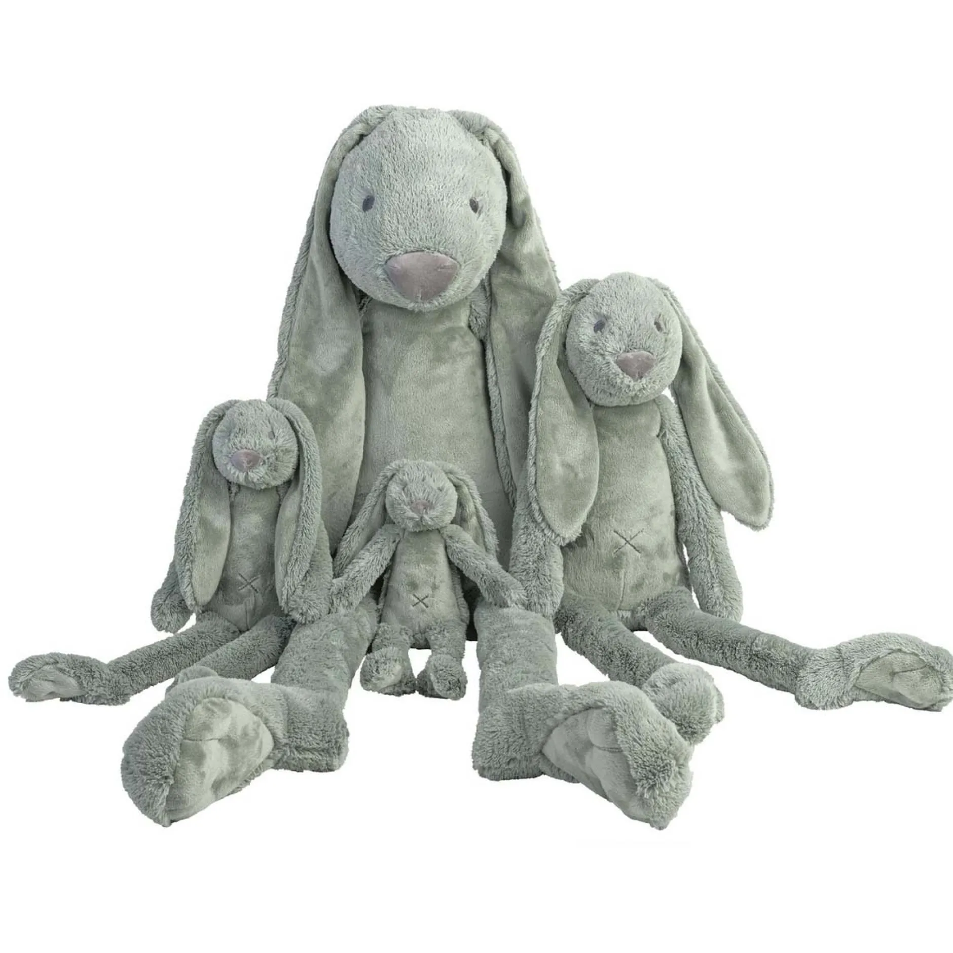 Knuffels*Happy Horse knuffel Rabbit Richie 58cm Light Green Melange